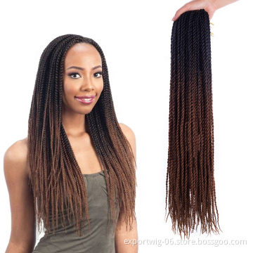 Best Selling High Temperature Fiber Jumbo Braids Wholesale Crochet Braid Hair Solid Color Two Tone Synthetic Braiding Hair